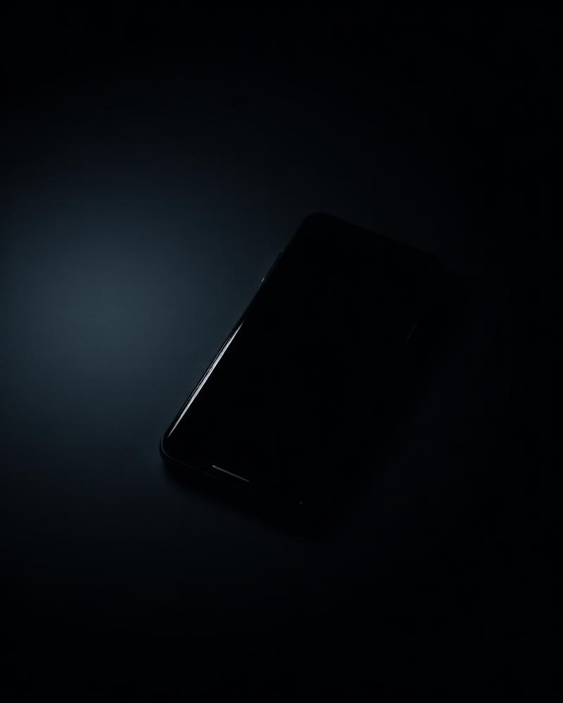 Dark mobile app interface